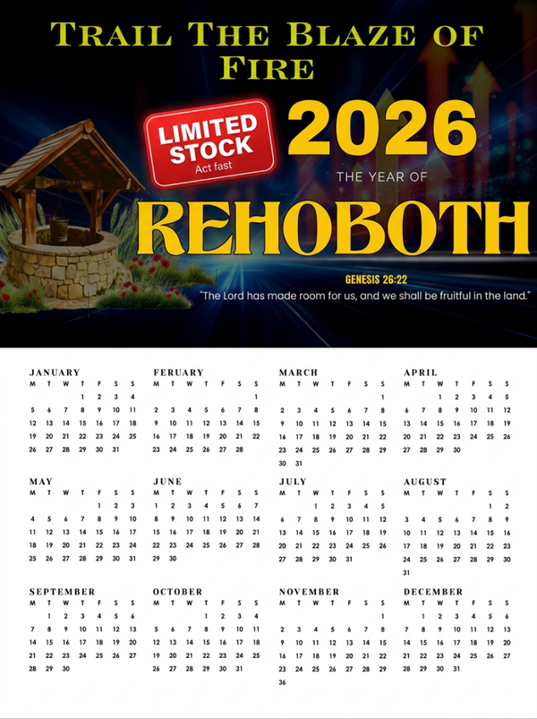 2026 Rehoboth Calendar