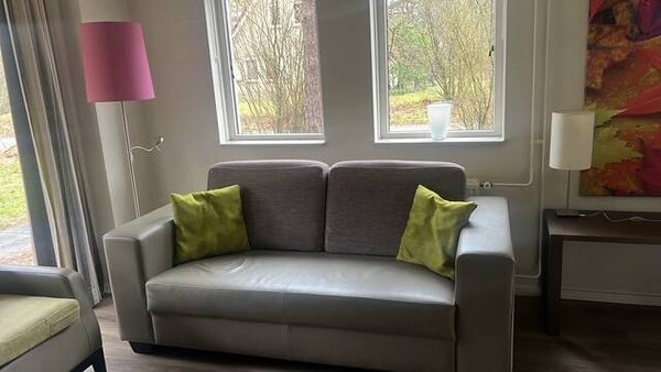 Lederlook 2,5 zit bank.
