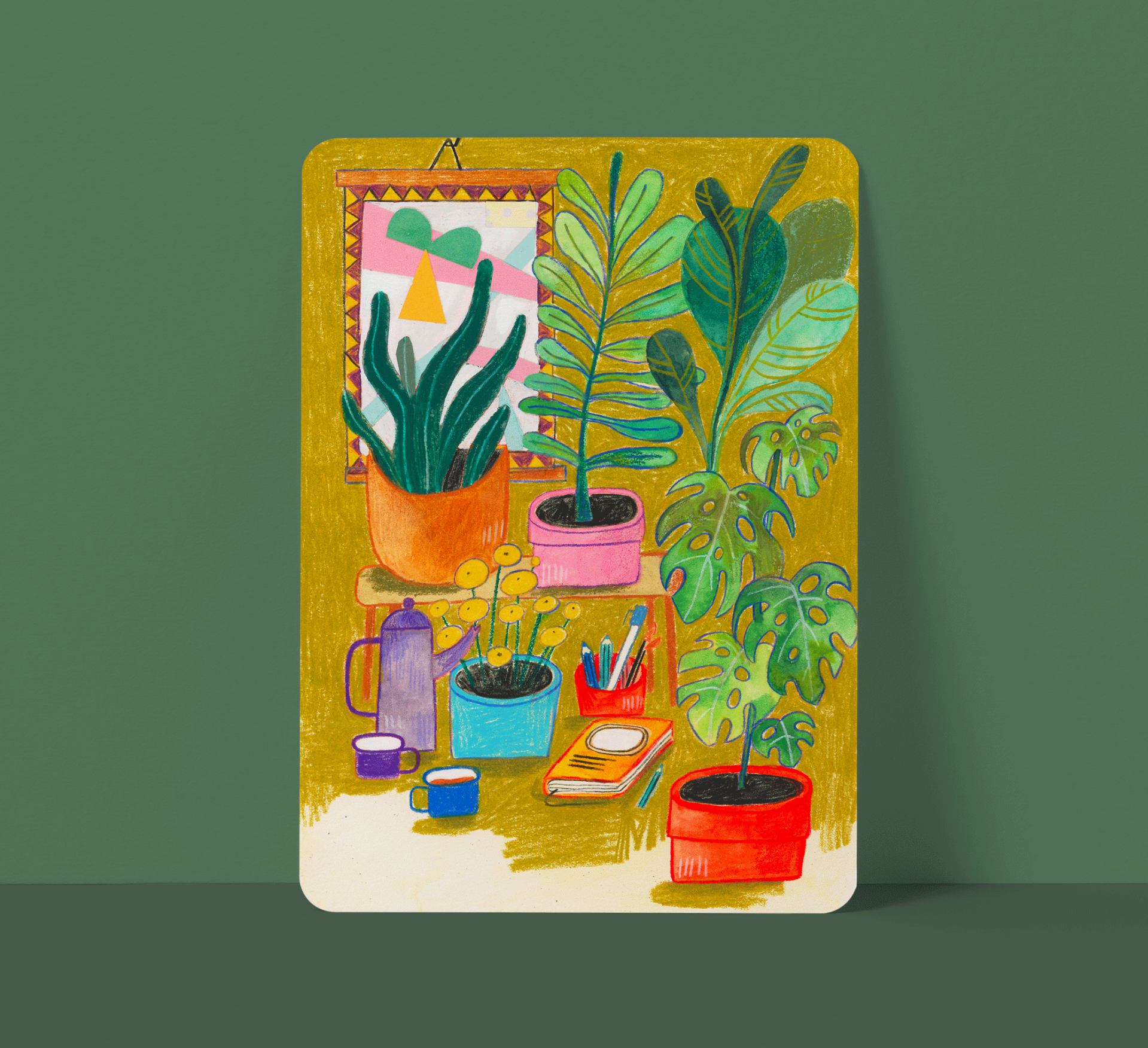 Kaart “Botanische knusheid” groot formaat