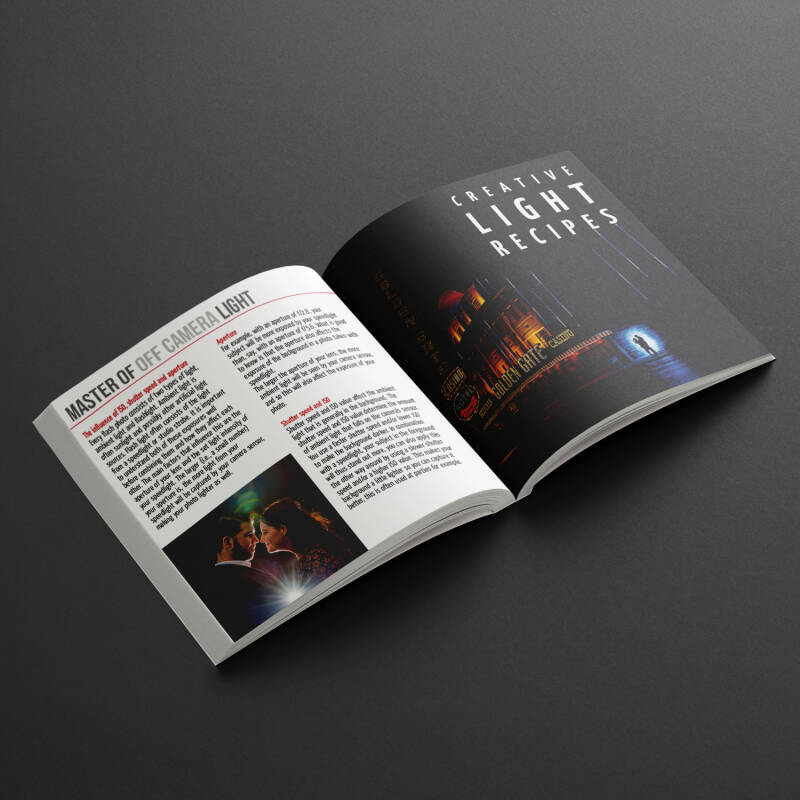 #MasterOfLight Book - Teaches you about creative techniques using Off-Camera Flash and other lights + MagMod. 74 Light recipes, tips & tricks. Learn fast, awesome and creative lighting techniques from Magmod & Profoto Ambassador Arno de Bruijn.