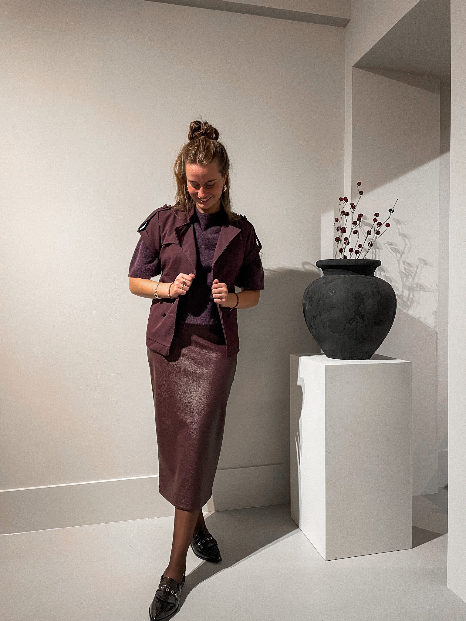 Gilet Baukje bordeaux