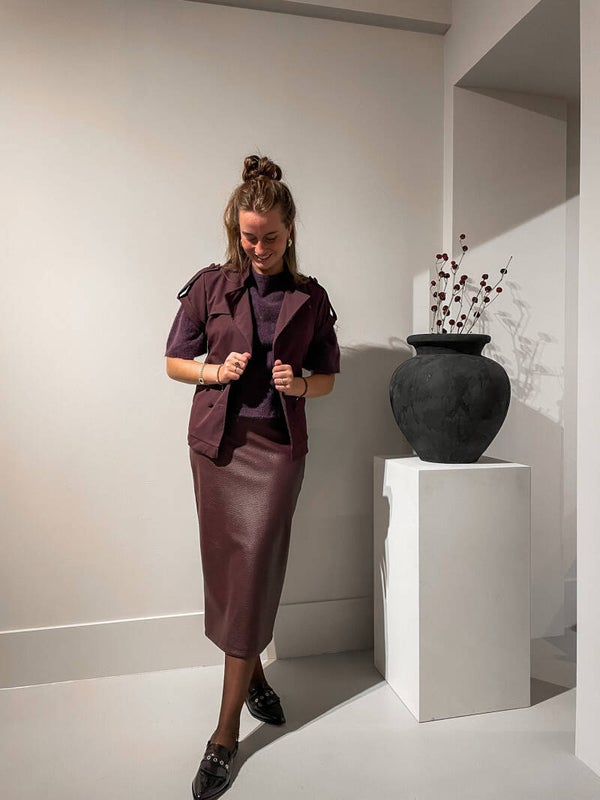 Gilet Baukje bordeaux