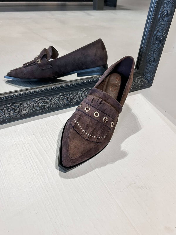 Loafer Shoecolate Elle donkerbruin