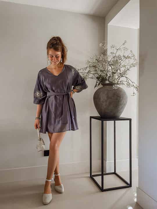 Jurk Hannah blauw