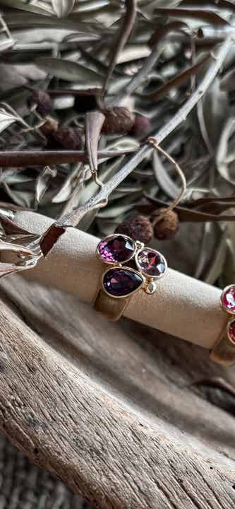 Ring Sweet7 Fabiola aubergine
