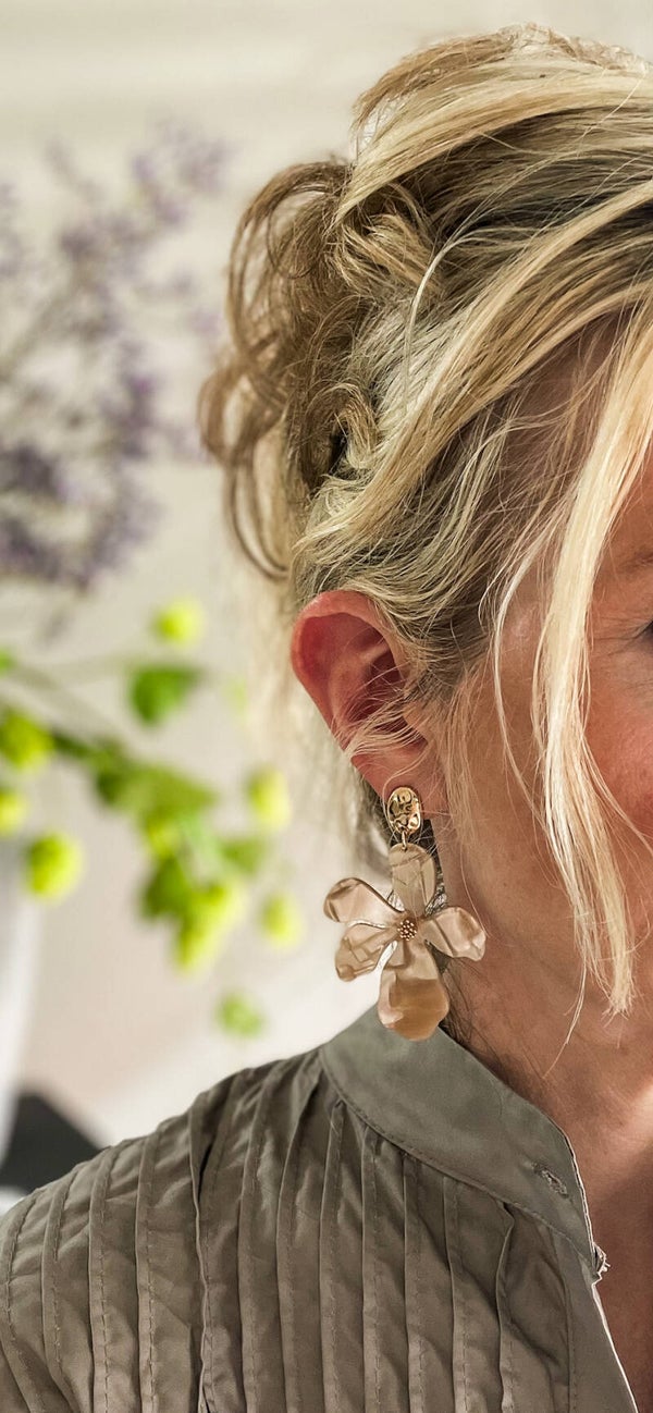 Oorbel Sweet7 magnolia beige