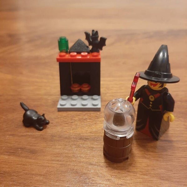[2872]-1i Witch and Fireplace