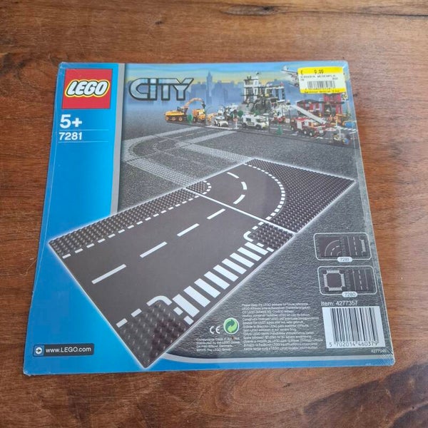 [7281]-b T-Junction & Curved Road Plates