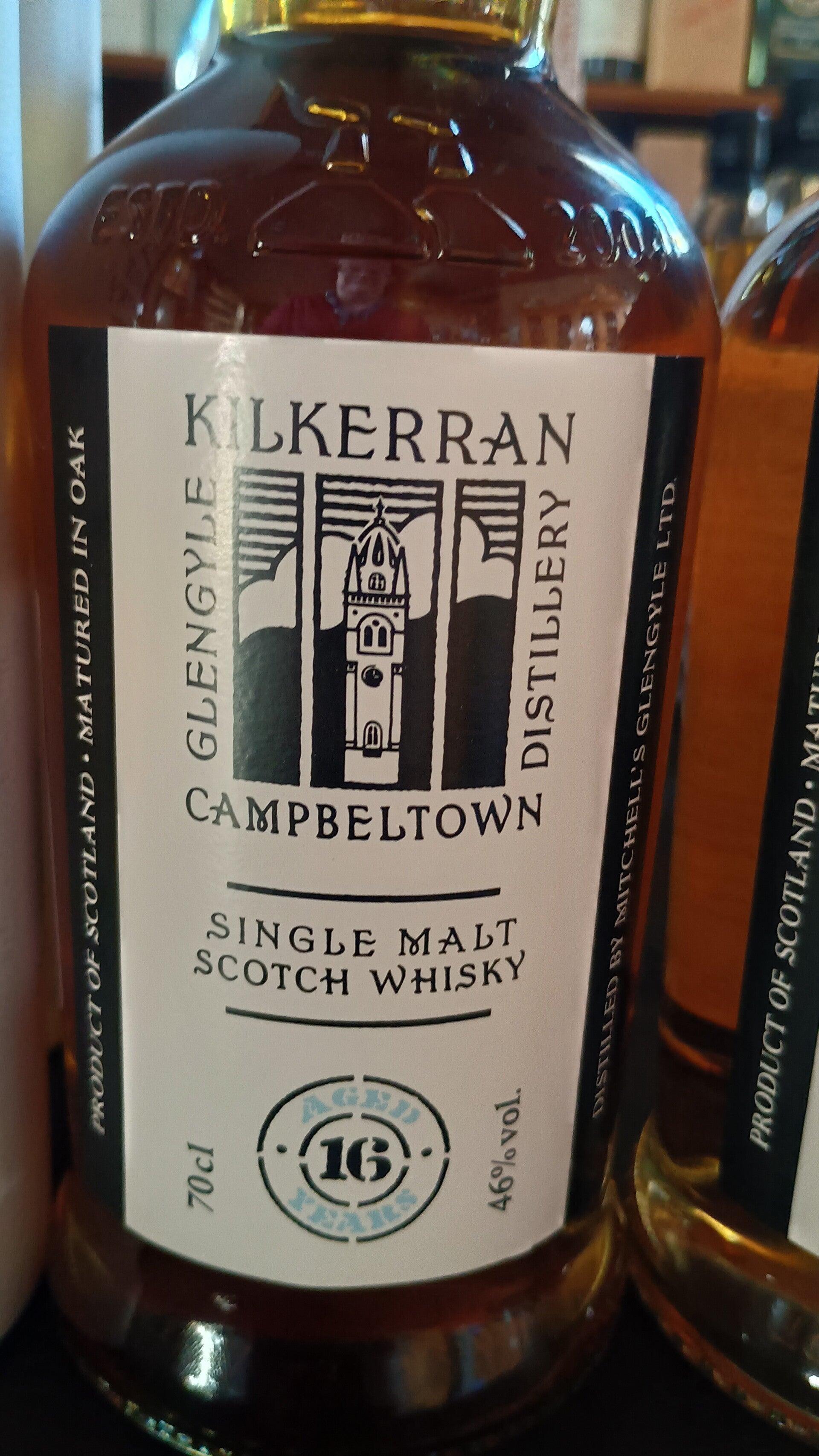 KILKERRAN GLENGYLE Aged 16 years 46% vol 70cl