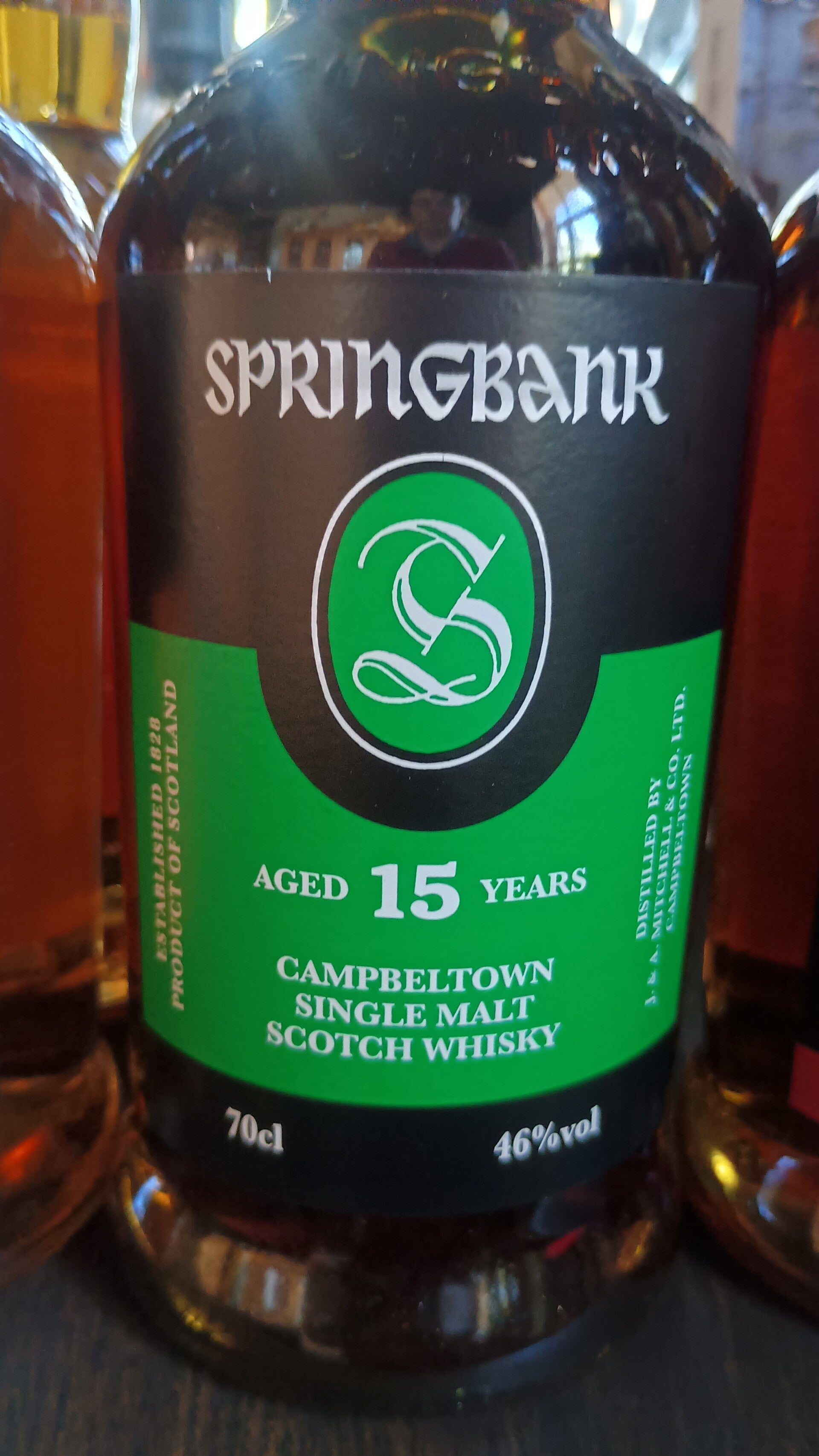 Springbank 15 years standaard reeks 46% 70cl