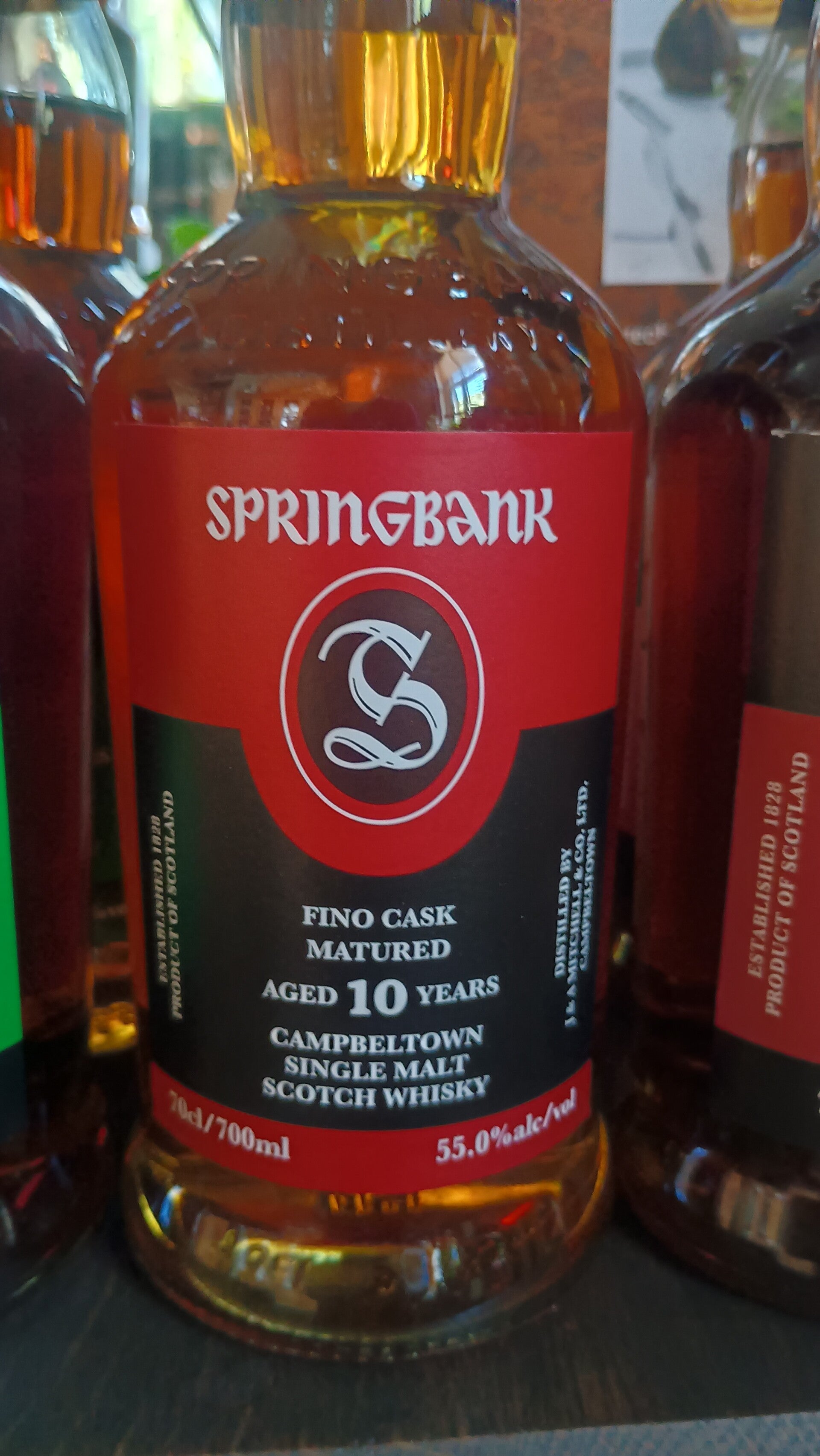 Springbank 10 years Fino matured 55% 70cl