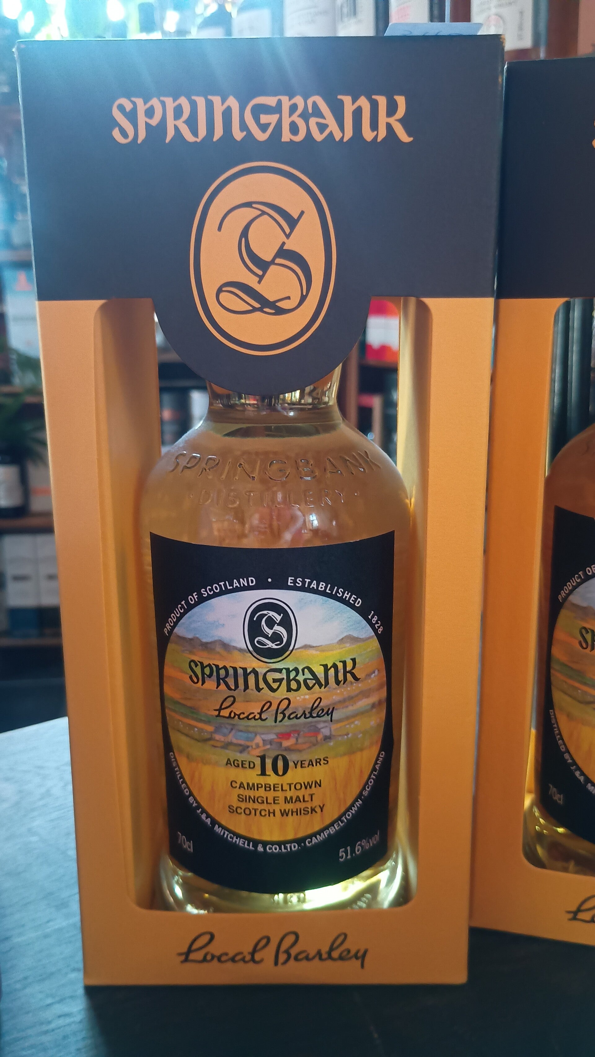 Springbank LOCAL BARLEY 2021  10 jaar exclusief 51.6% 70cl