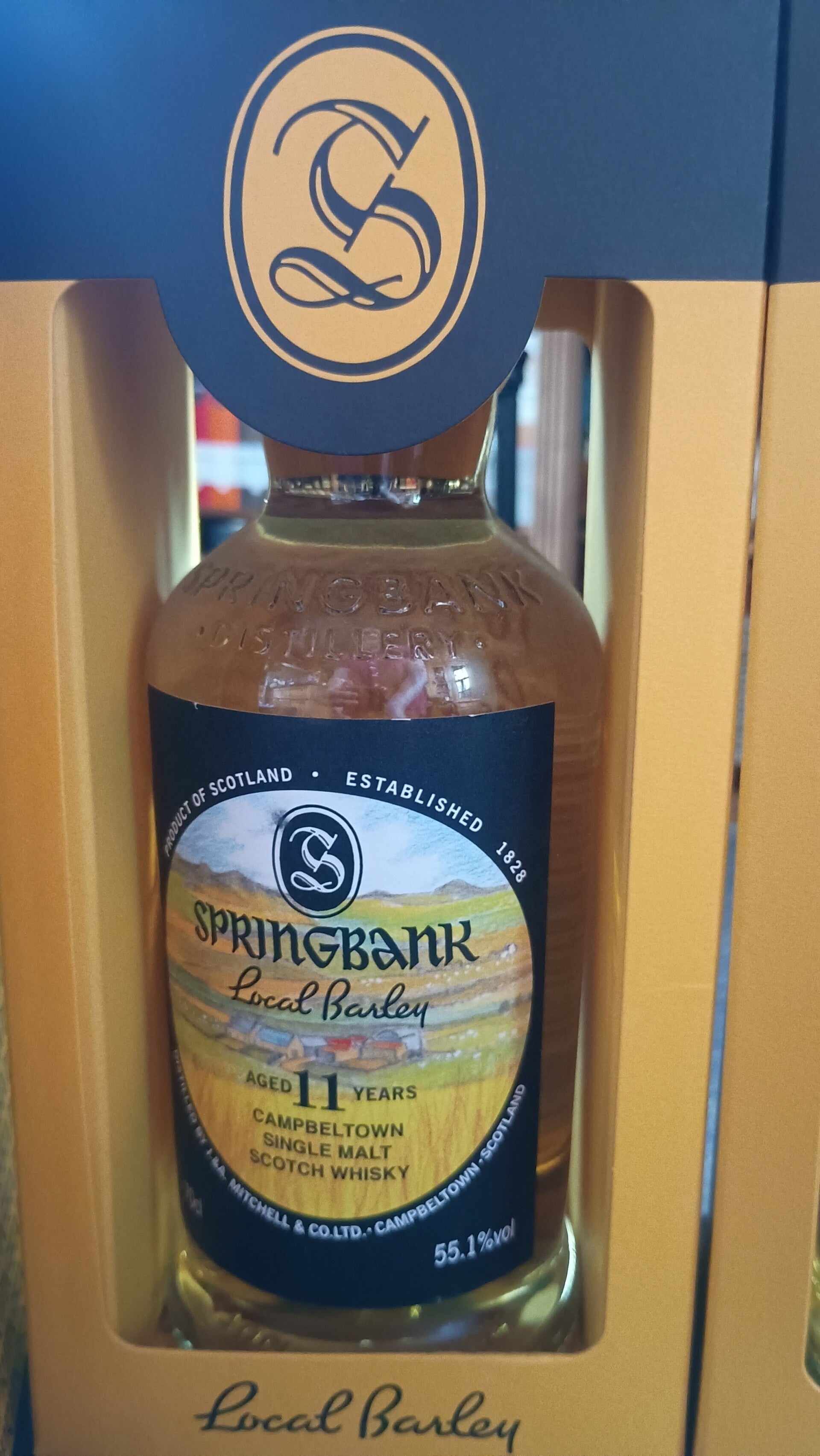 Springbank LOCAL BARLEY 2022 exclusief 55.1% 70cl