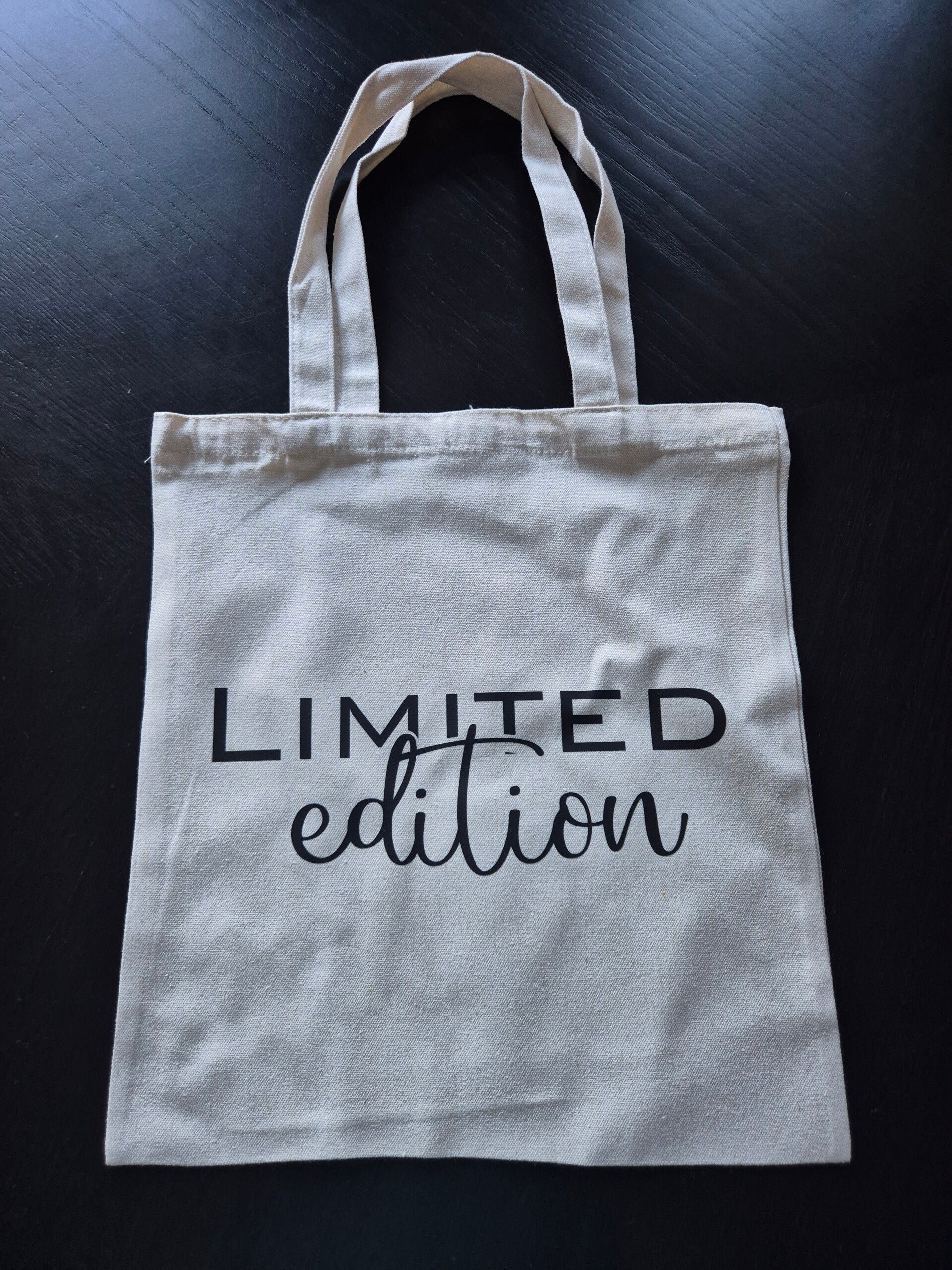 Katoenen tas - Dobbelstenen met strik