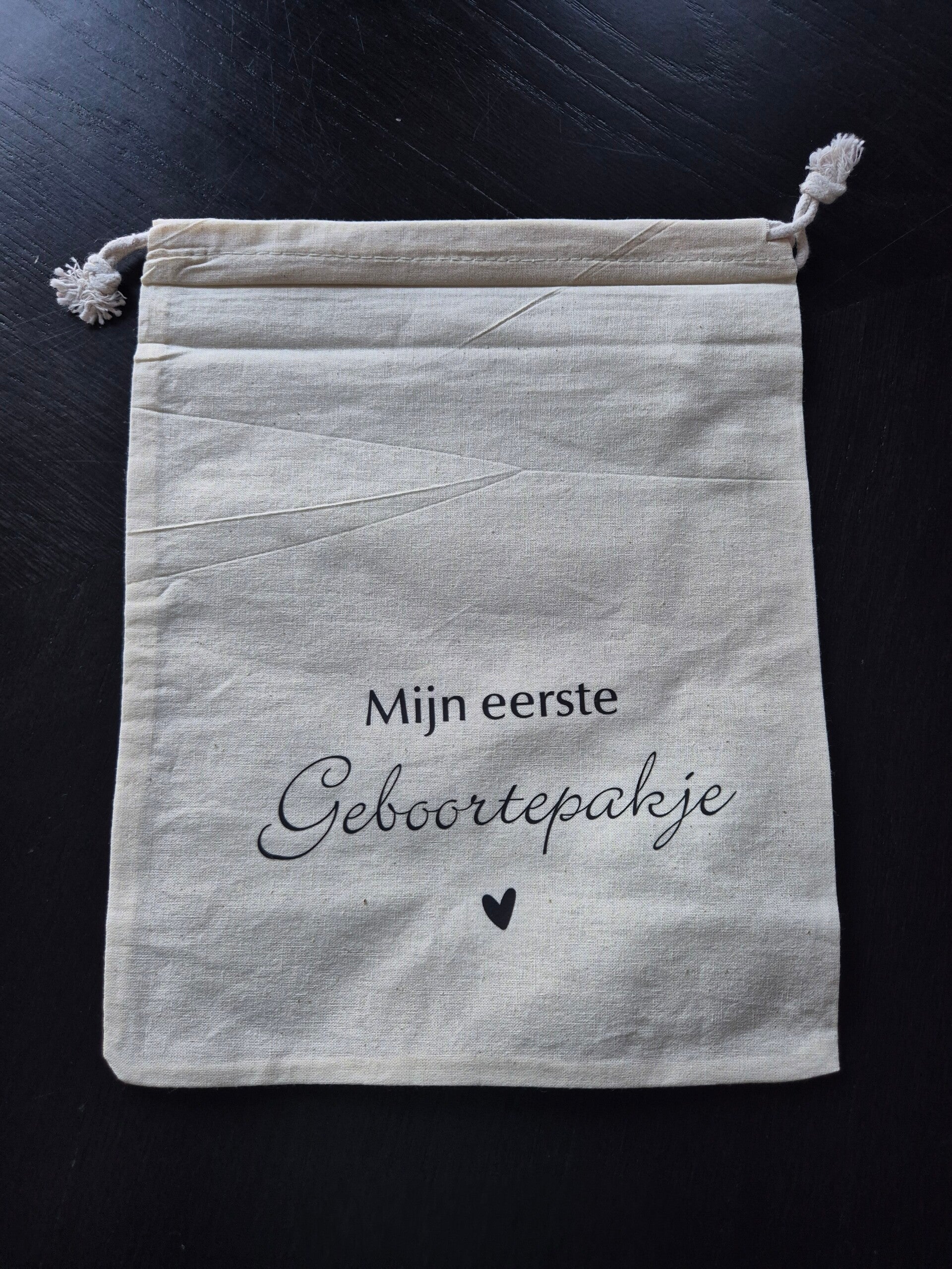 Katoenen bewaarzakjes - Nederlands ( set of los )