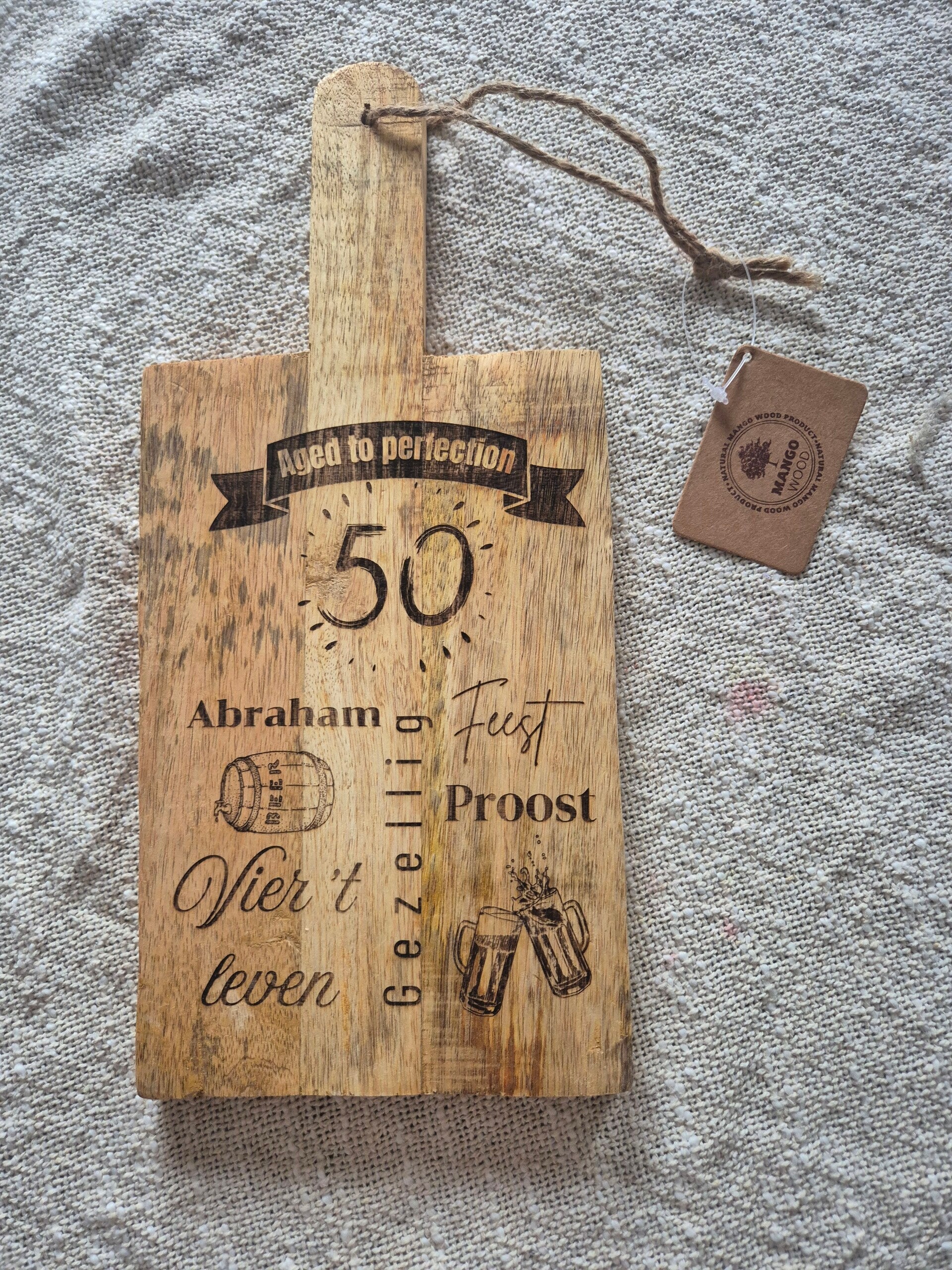 Borrelplank voor abraham