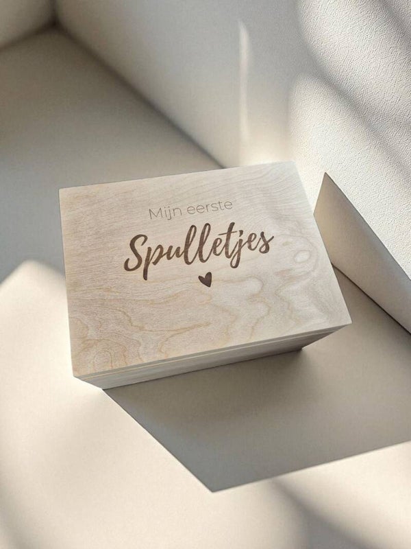 Bewaarkist – 'Mijn eerste spulletjes'