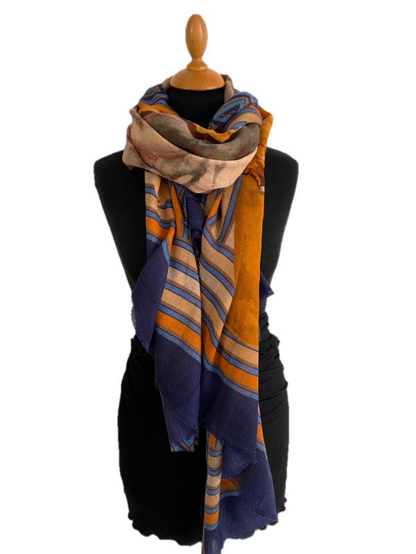HIGHFIELD SHAWL DESSIN PARFUMFLES WOL