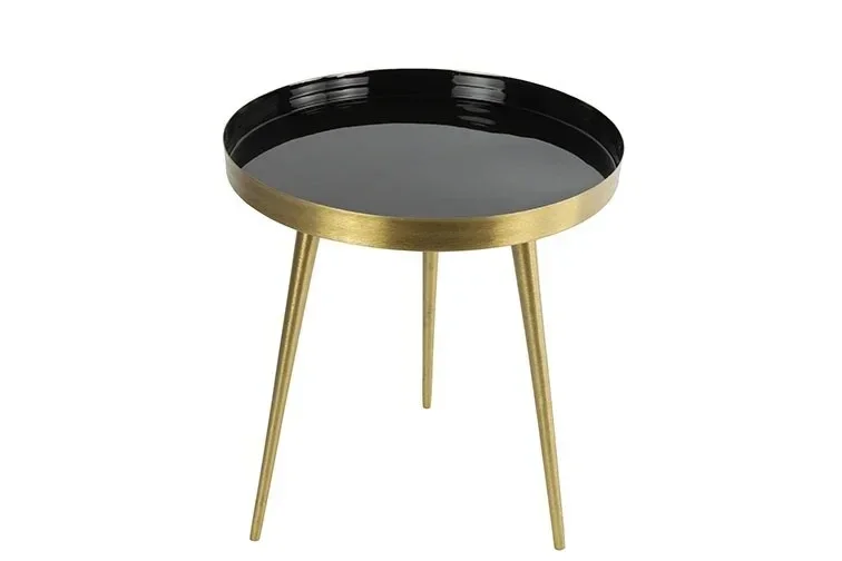 Bijzettafel zwart 38x38x43cm (LxBxH)