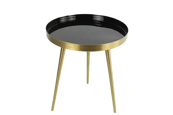 Bijzettafel zwart 46x46x46cm (LxBxH)
