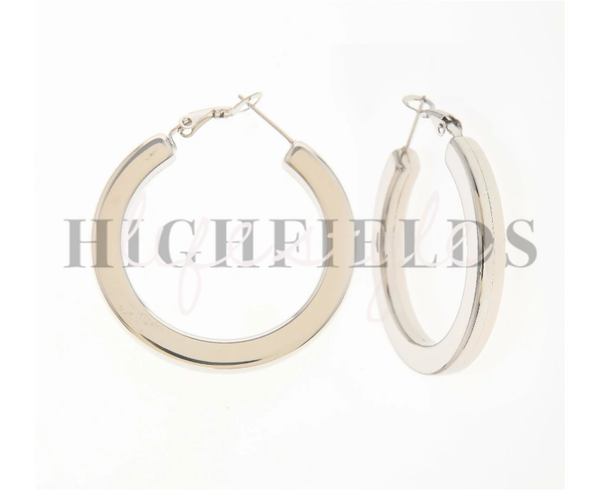 Oorbellen van roestvrij staal - Zilver (122)