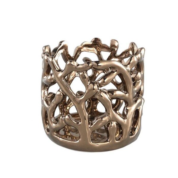 Stormlight groot rond PTMD goud / brons