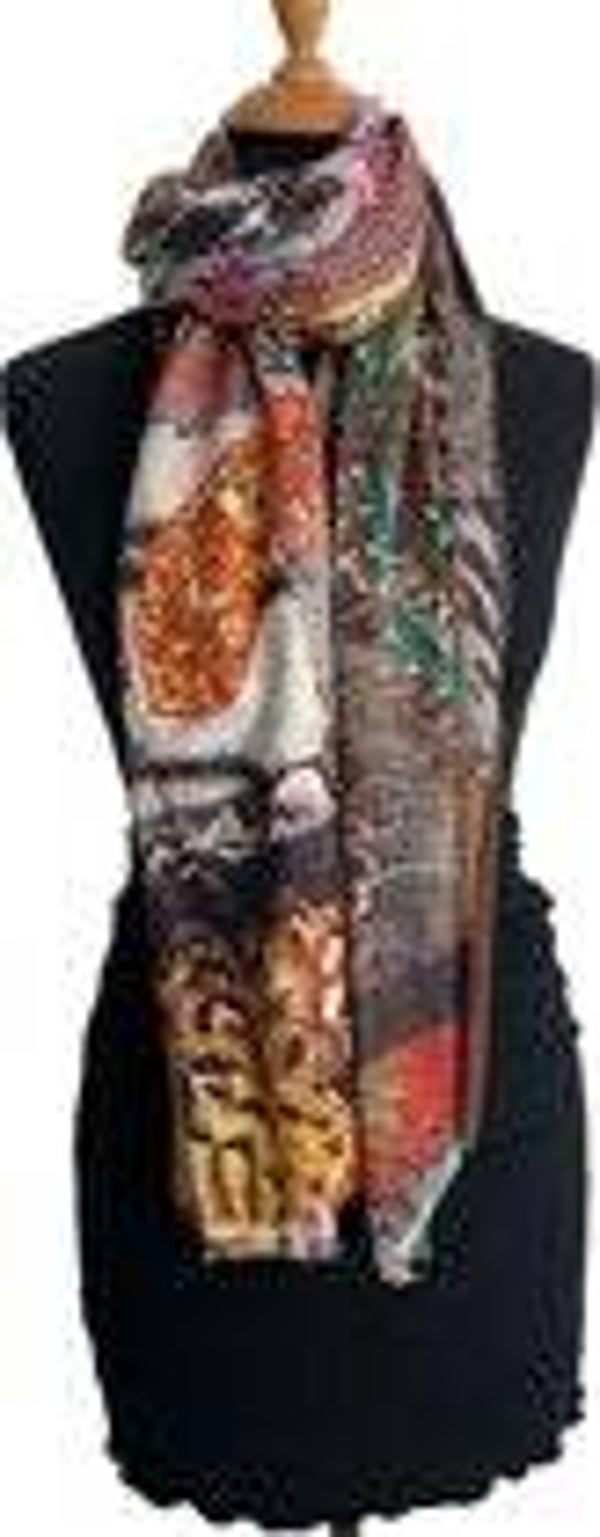 SHAWL DESSIN “PAISLEY-ANIMAL”