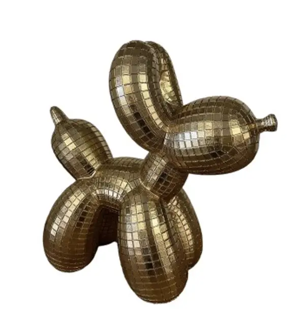 Balloon dog Goudkleurig 26 x 12 x26cm