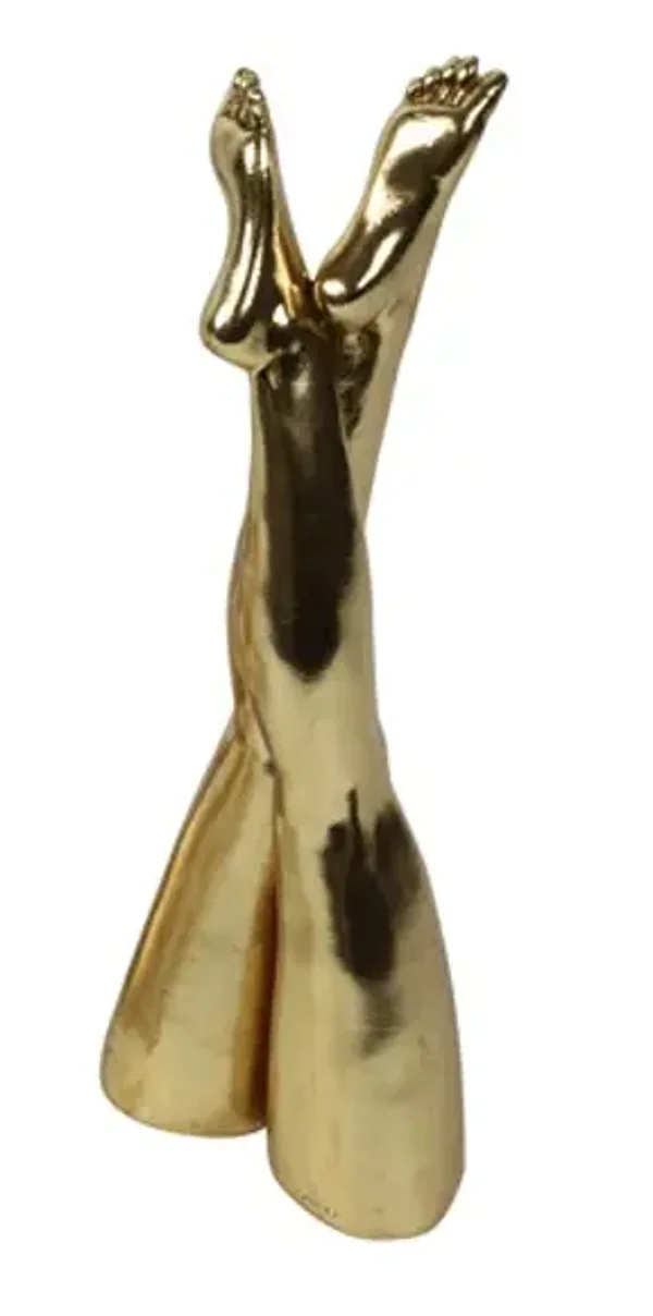 Golden legs Ornament 30,5 x 12 x 20,5cm (HxBxL)