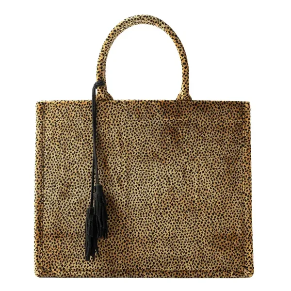 AS TOTE-BAG SHOPPER BEIGE/ZWART. Maat: 43x34x13cm.