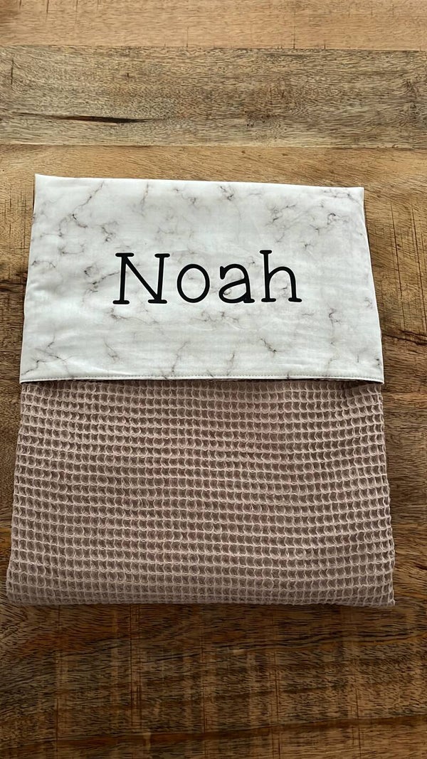 Aankleedkussenhoes marmer