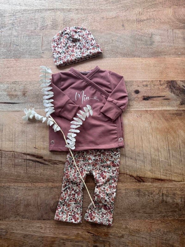 Flared broek bloemen