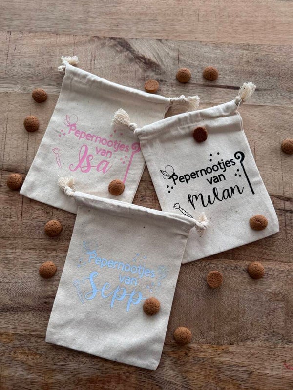 Pepernoten zakje sinterklaas