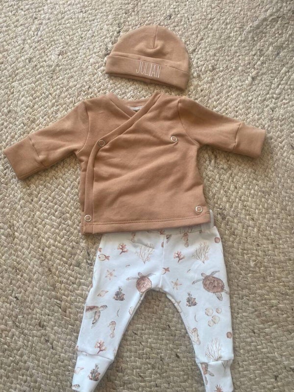 Overslagshirt camel