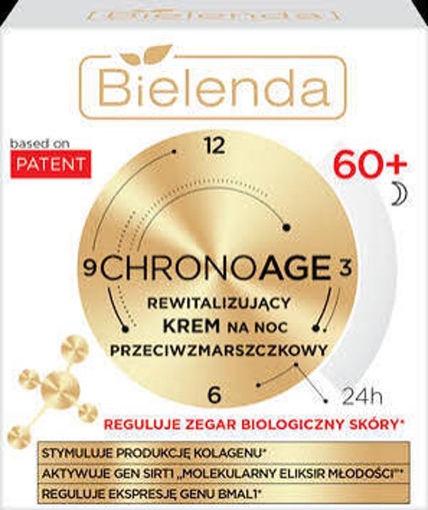 Bielenda Chrono Age Revitalizing Anti-Wrinkle Night Cream 60+, 50ml