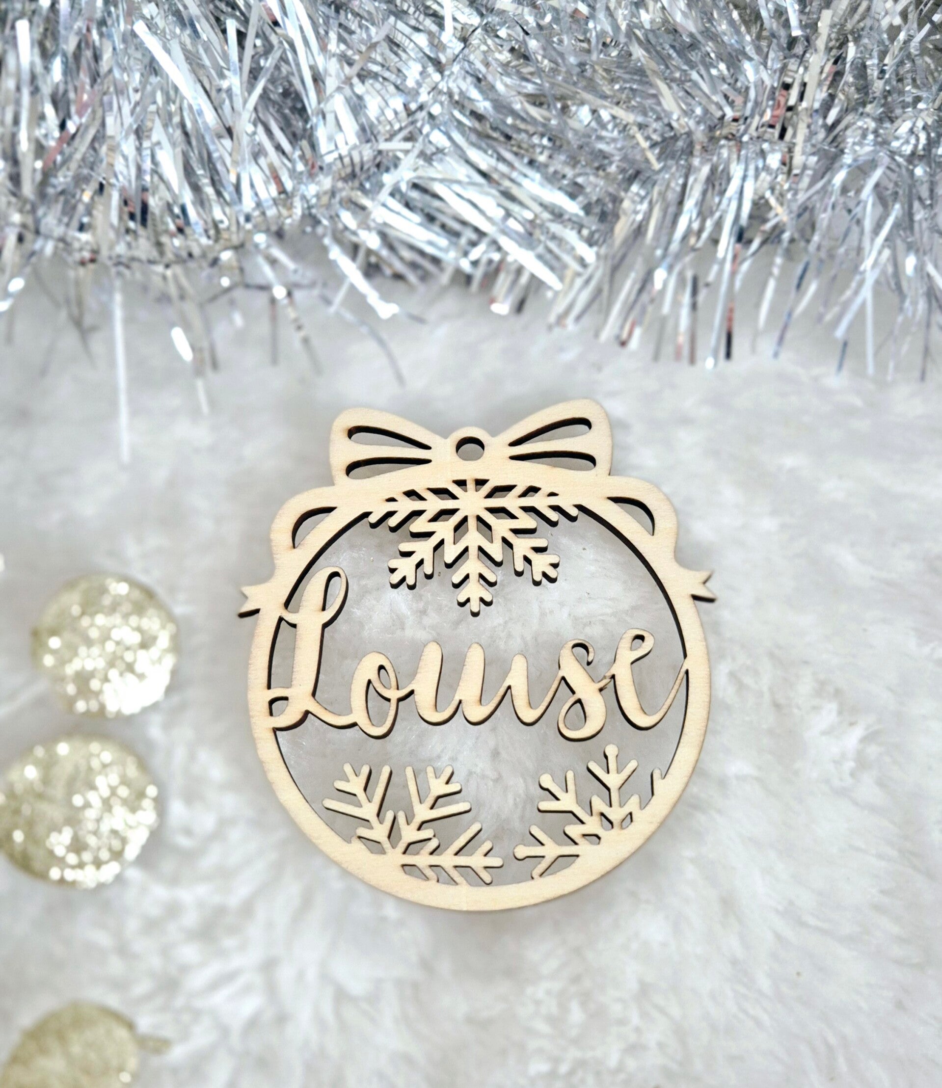 Boule de Noël " Louise "