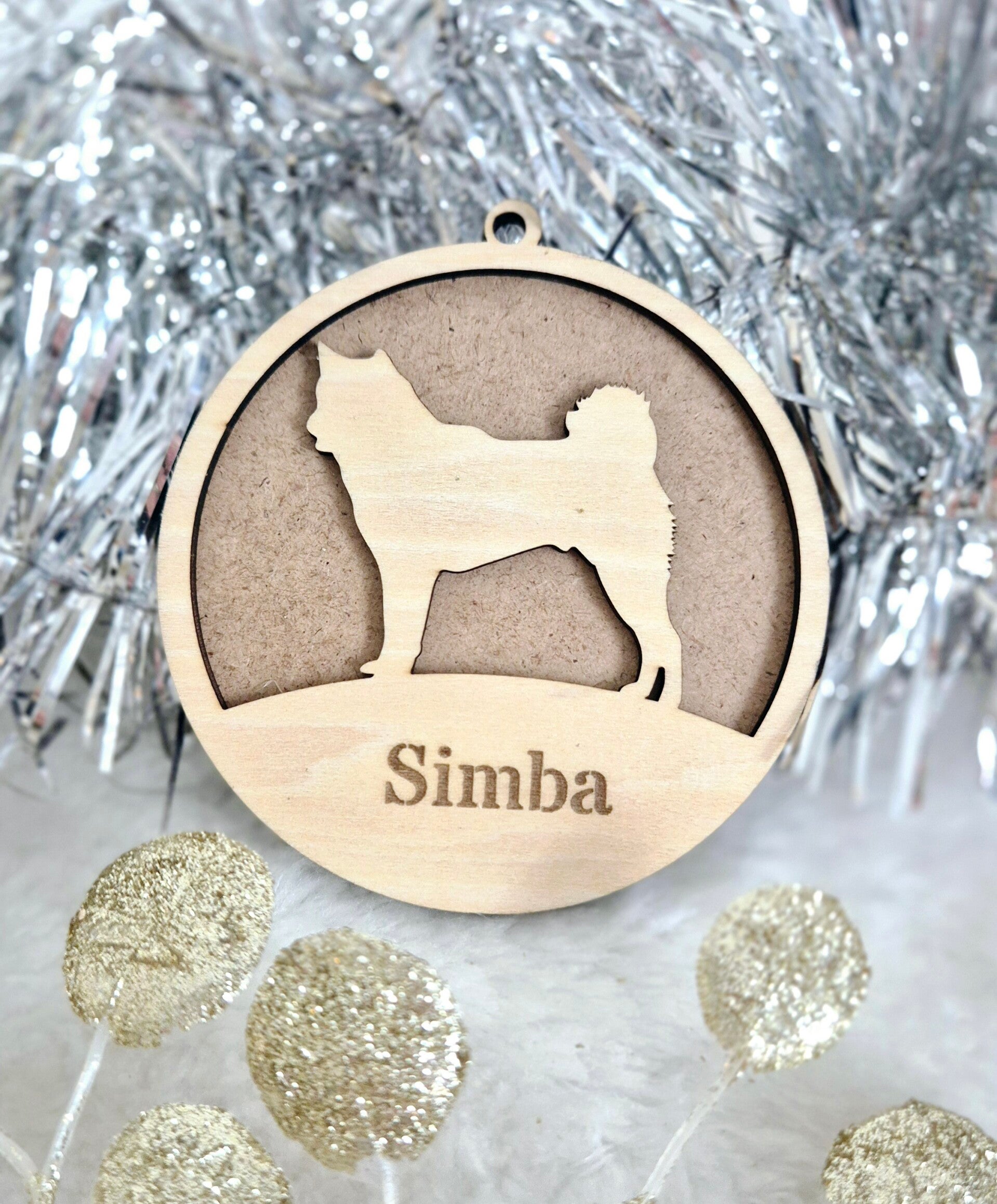 Boule de Noël " race de chien 02 "