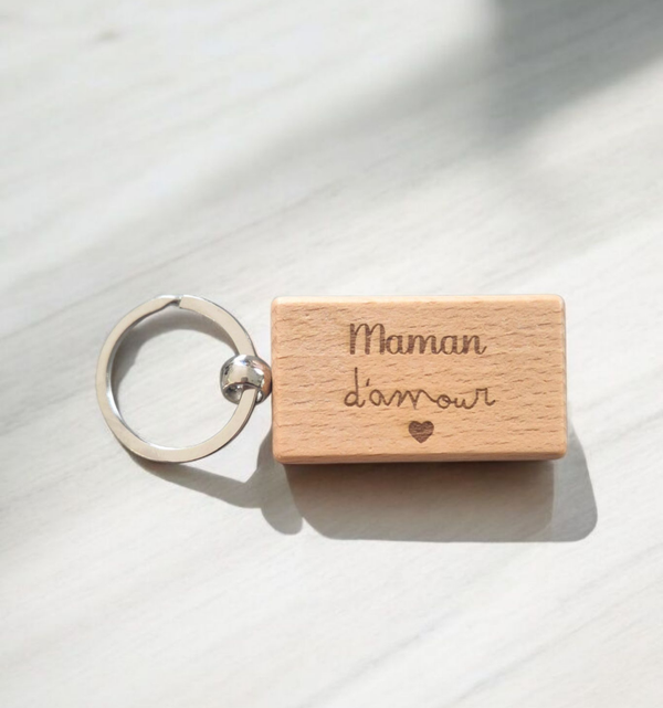 Porte clé à message personnalisé