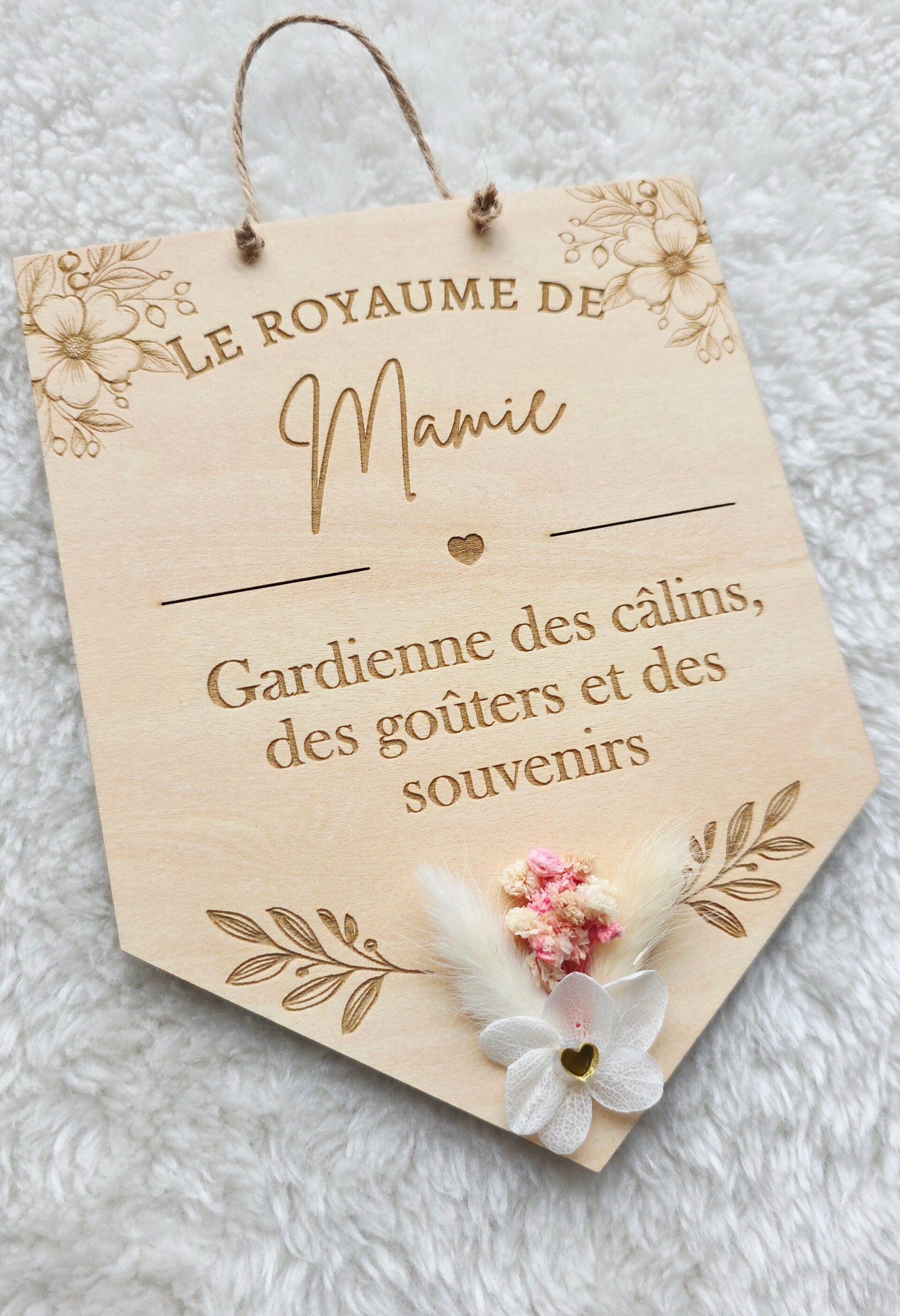 Pancarte " Le royaume de Mamie "