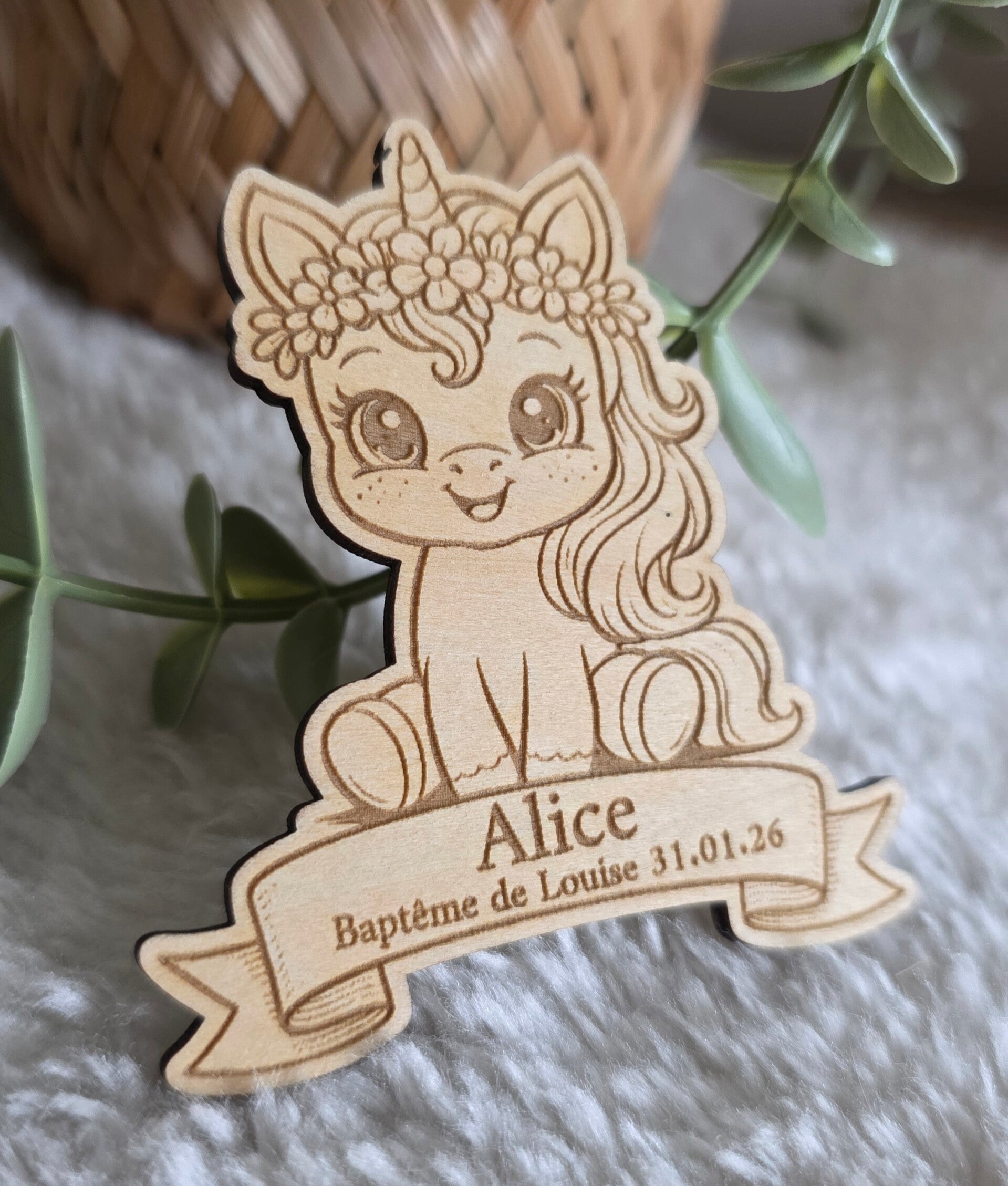 Magnet thème licorne