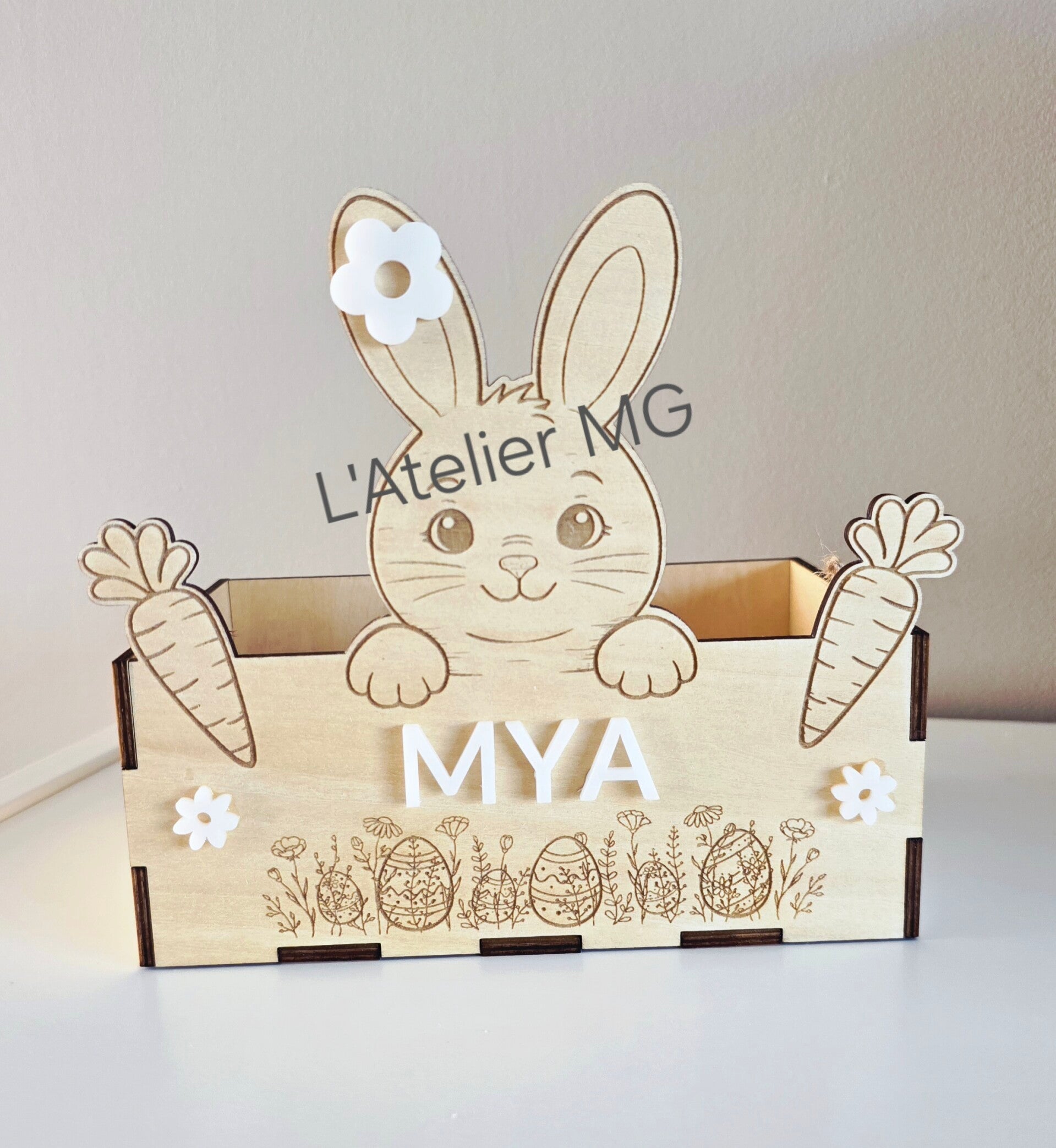 Panier de Pâques personnalisé