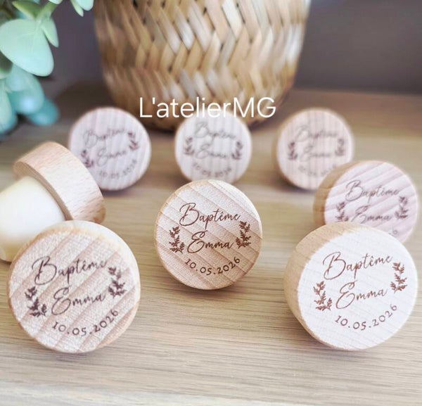 Bouchon de vin personnalisé – Cadeau invité & souvenir d’événement