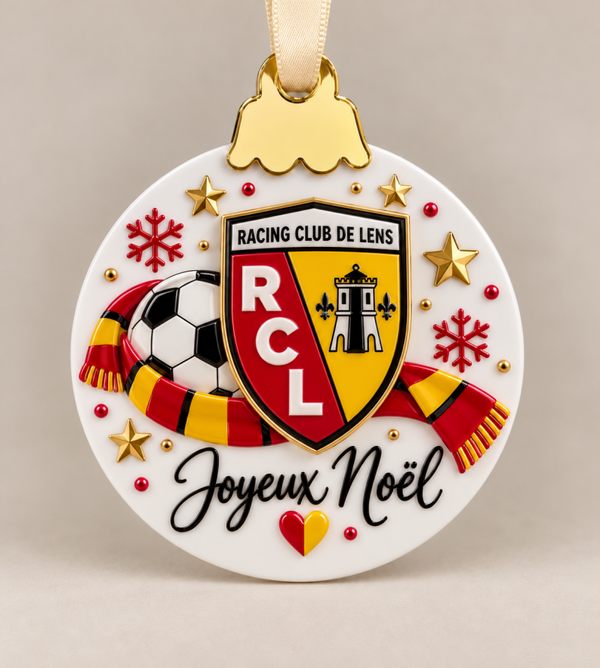 Boule de Noël sang et or