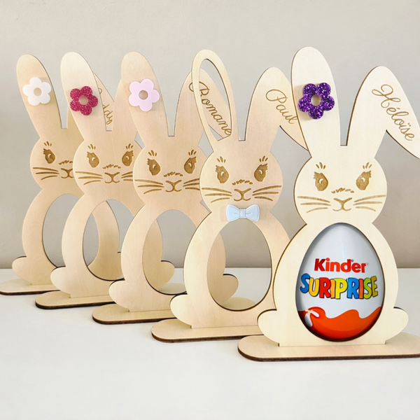 Lapin de pâques personnalisé