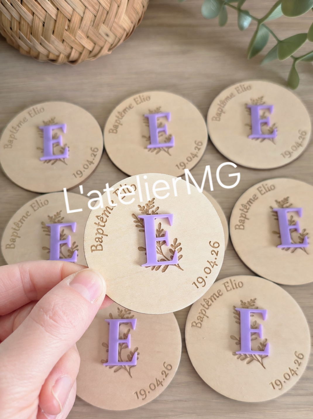 Cadeaux invités Magnets personnalisable