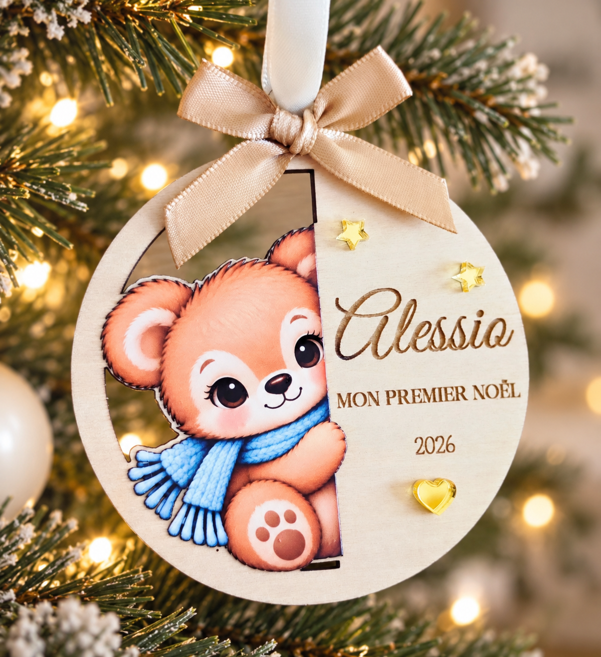 Boule de Noël personnalisée – Mon premier Noël 2026