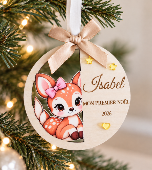 boule de Noël personnalisée – Mon premier Noël 2026
