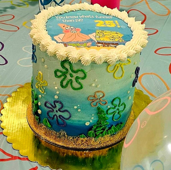 Pastel Temático de BOB ESPONJA