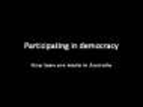 Lesson 15 - How laws are made in Australia - year 8 civics