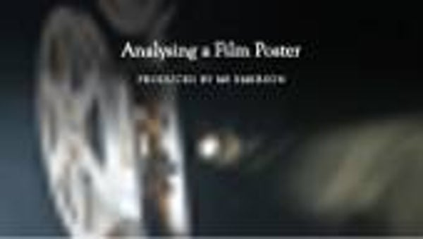 Analysing a Film Poster